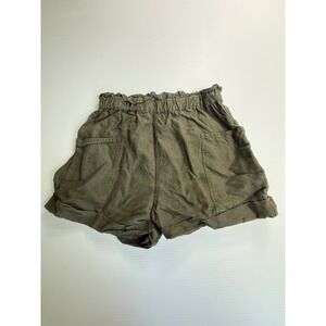 Wilfred Free Womens Olive Green Paper‎ Bag Waist Casual Shorts Size S